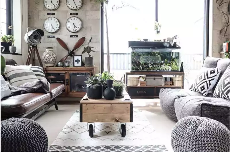Ambient Lounge - salon - industriel - style