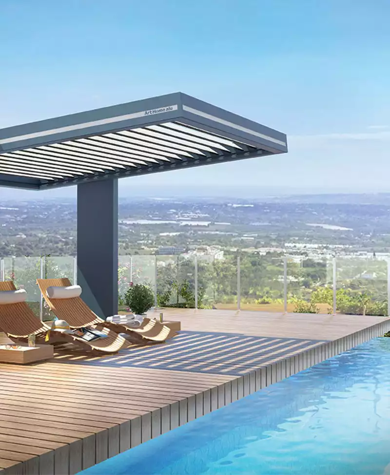 pergola piscine