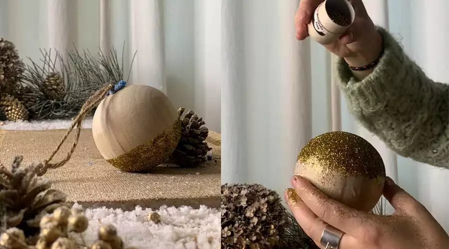 Boule de Noël sapin