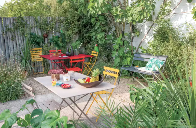 terrasse jardiland avec plantes 