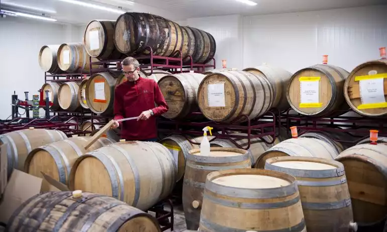 le chai de la brasserie du Pays flamand