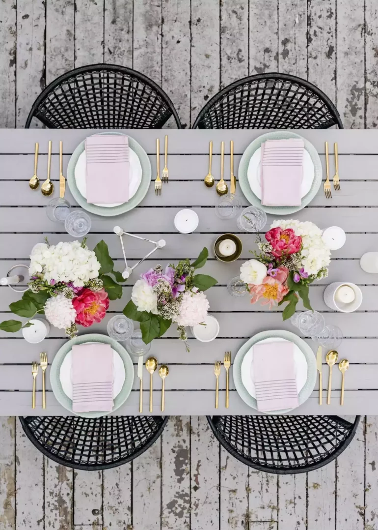 Déco table de réception