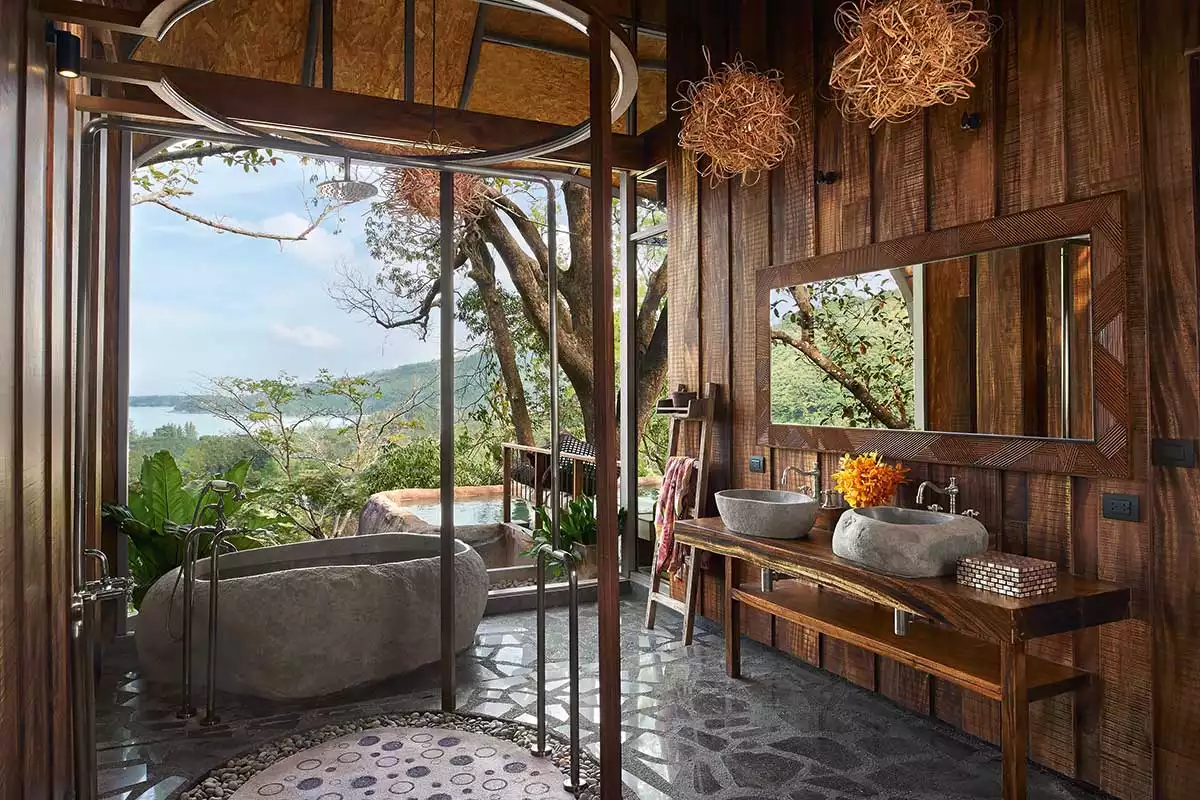 Salle de bain de l'hôtel Keemala, Phuket