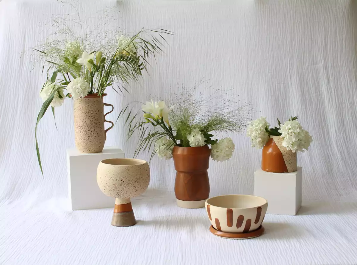 Vase en céramique, artisanat