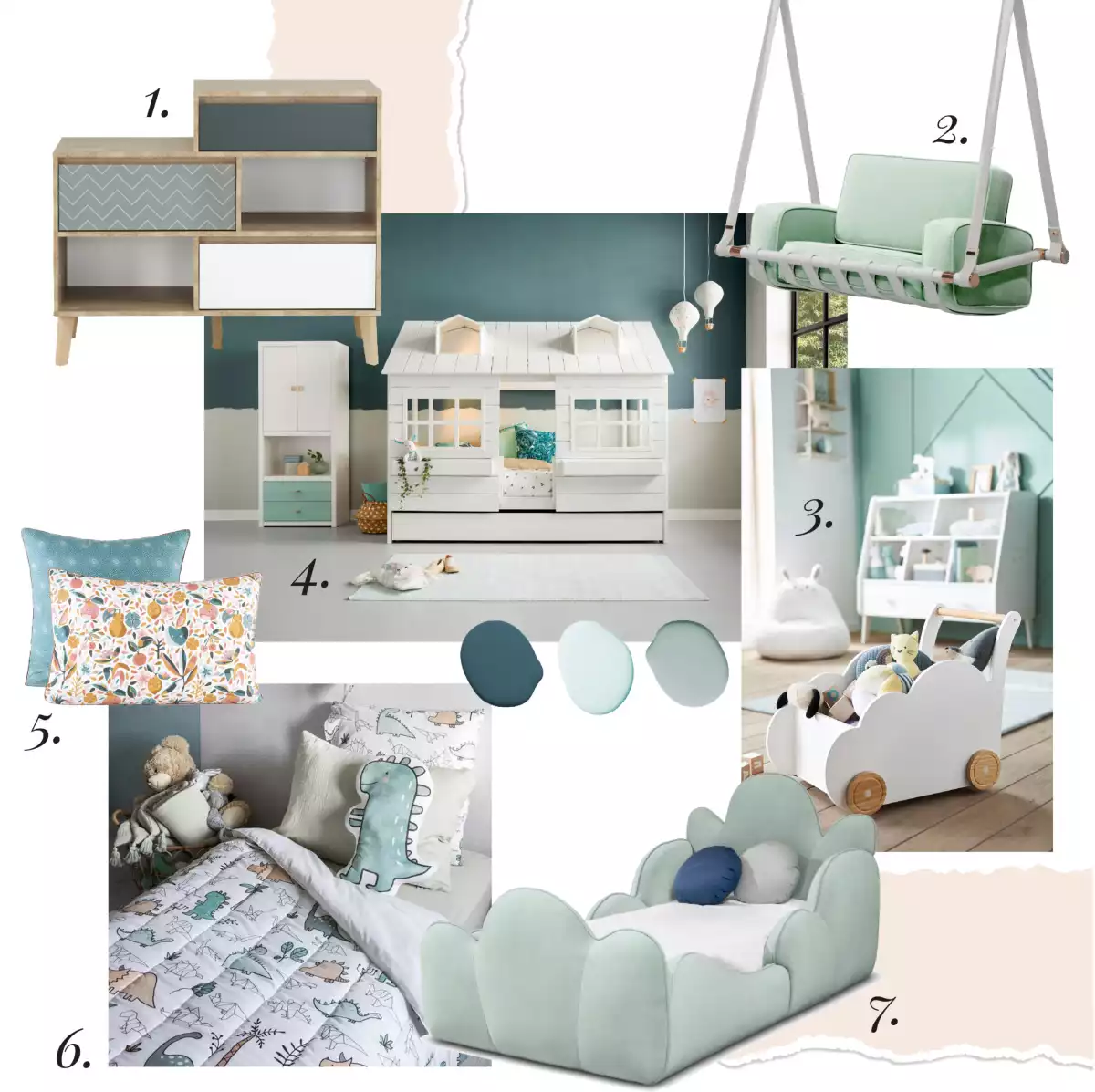 Chambre enfant cocooning nuage