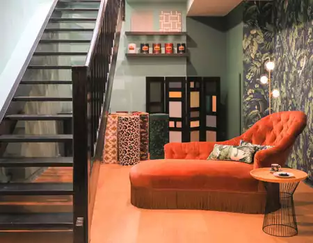 Déco orange et vert