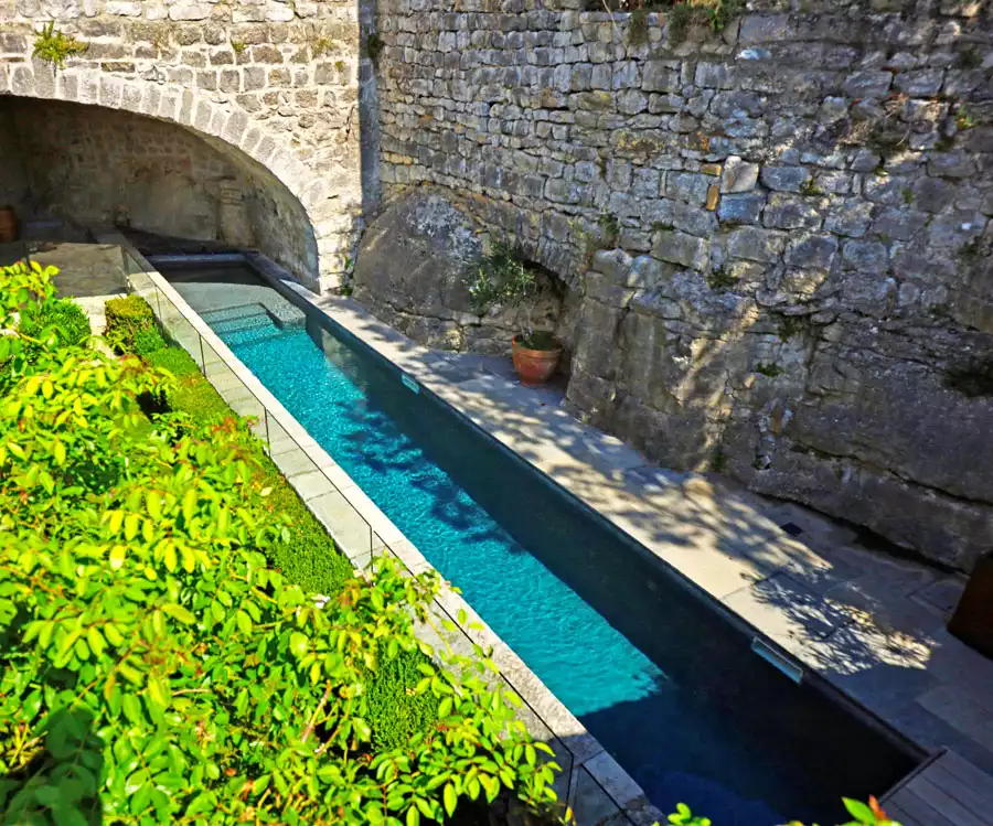 Piscines longues