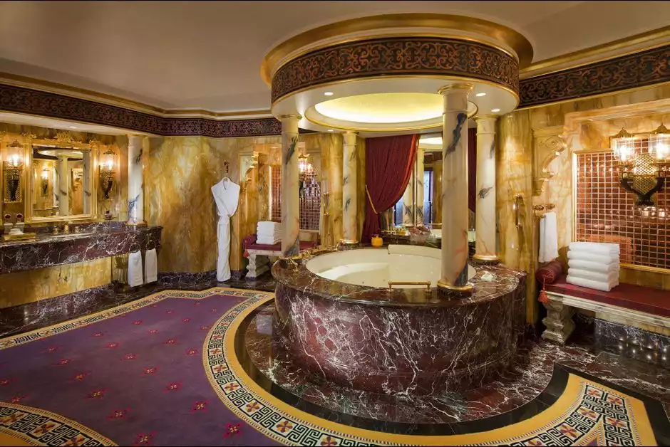 Salle de bain du Burj Al Arab, à Dubai