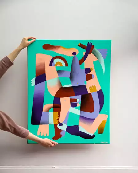 Art colorés Tommy Knuts