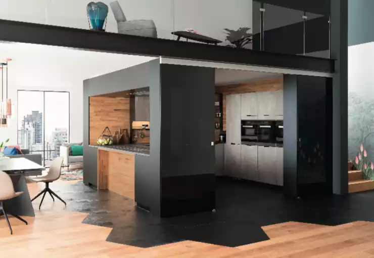 cuisine noir cube