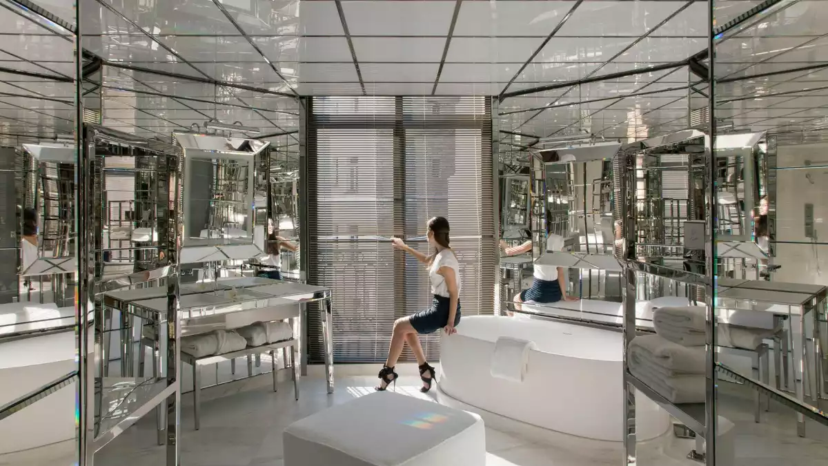 salle de bains de luxe à Paris