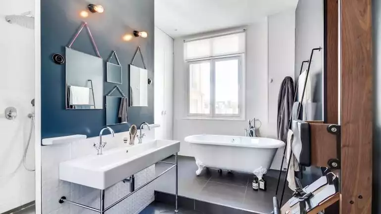 Miroirs anciens Salle de bain meero