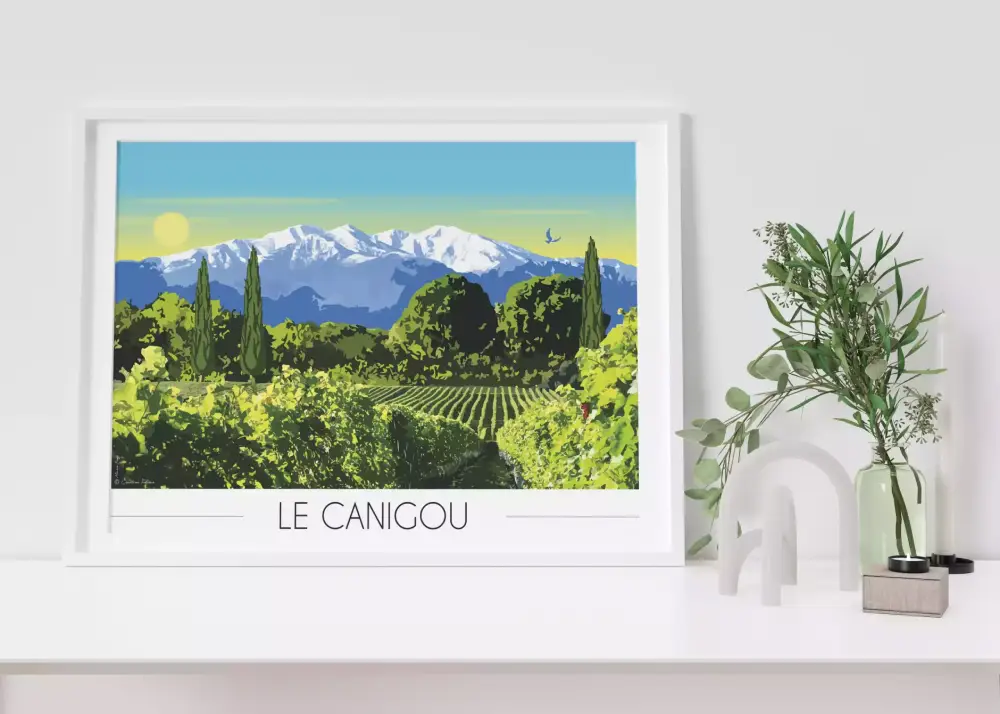 Illustration Mont Canigou par Foliove