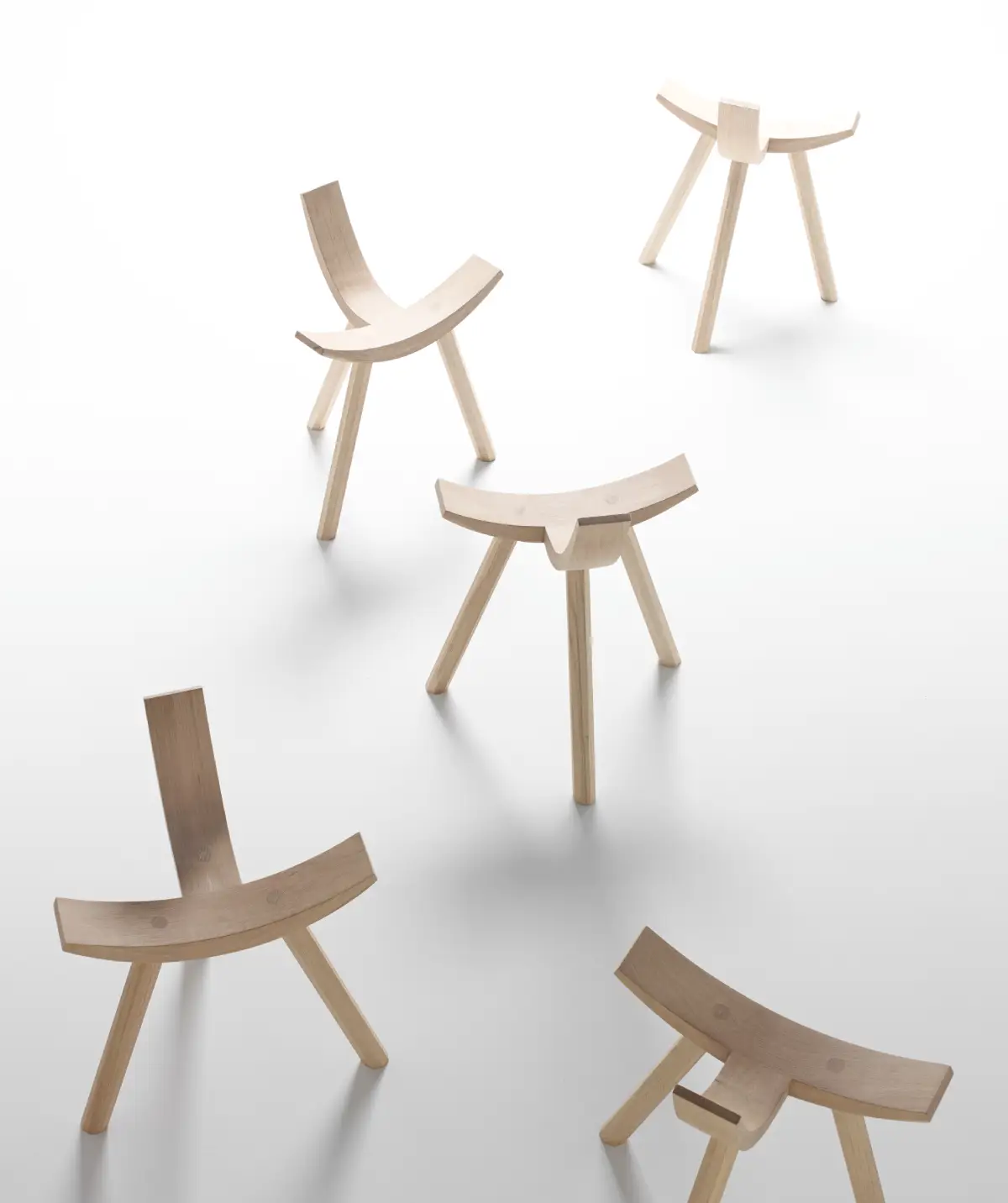 Tabourets en bois