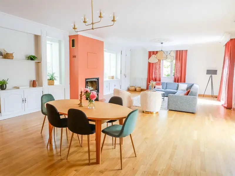 Comment aménager une grande pièce de vie ? - Visite Déco