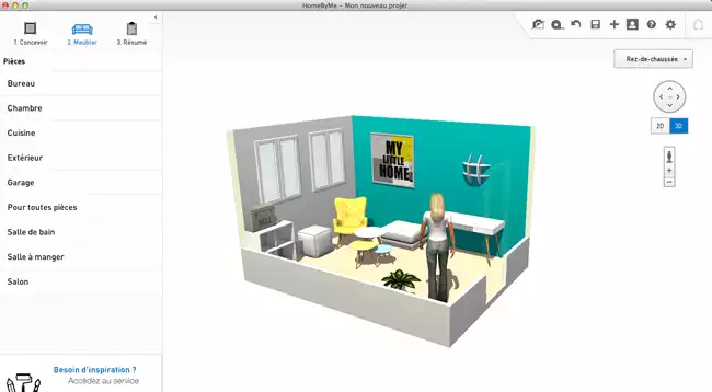 Ameublement et décoration 3D avec Home By Me