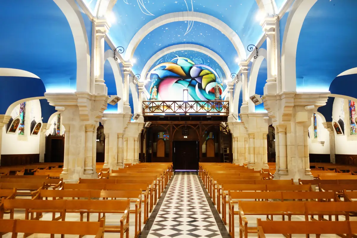 Fresque de l'église de Sainte-Madeleine à Châtelaillon-Plage