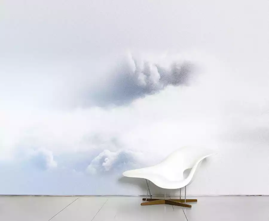 assise Domestic blanche en forme de nuage