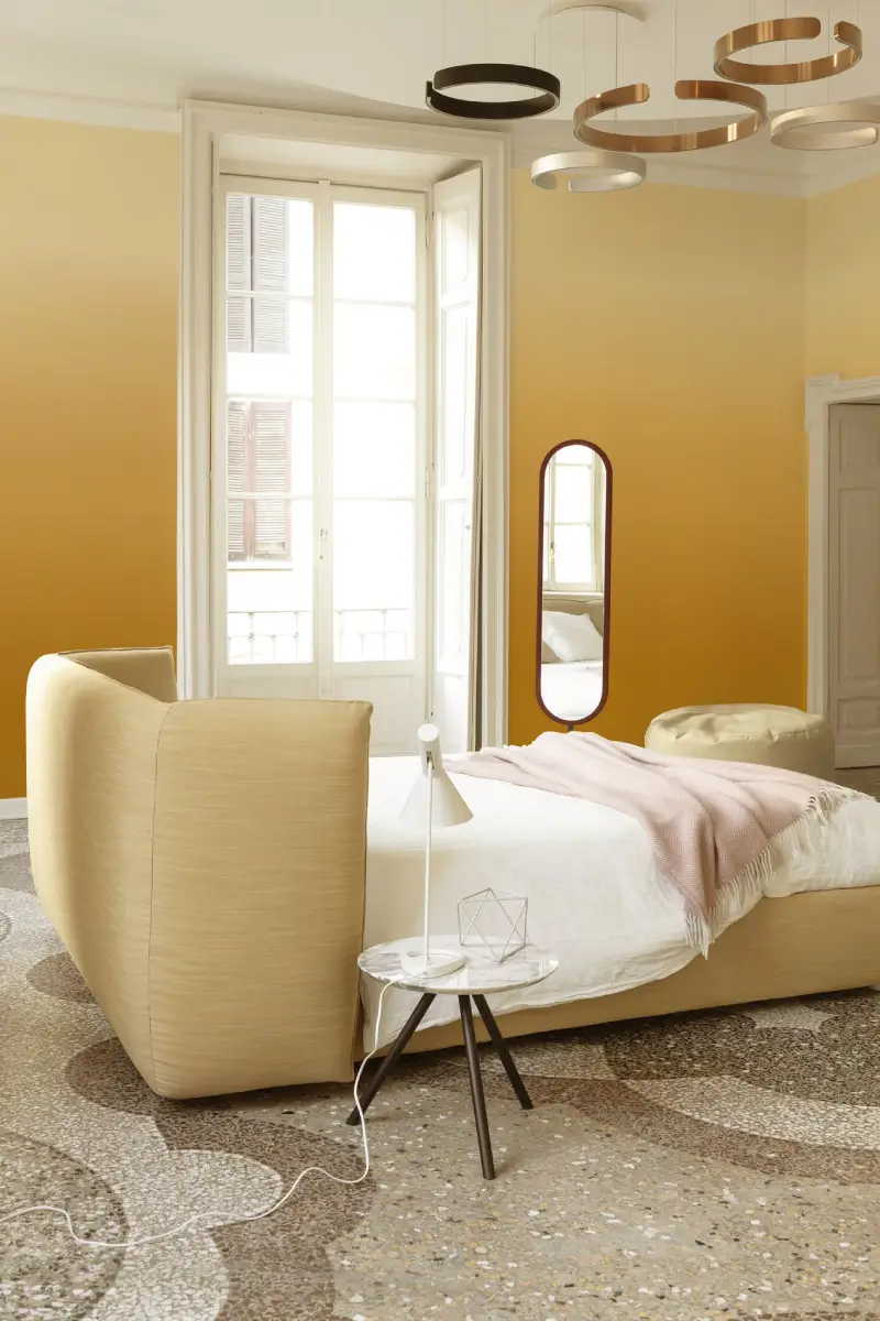 Papier peint Aura Collection tie and dye jaune