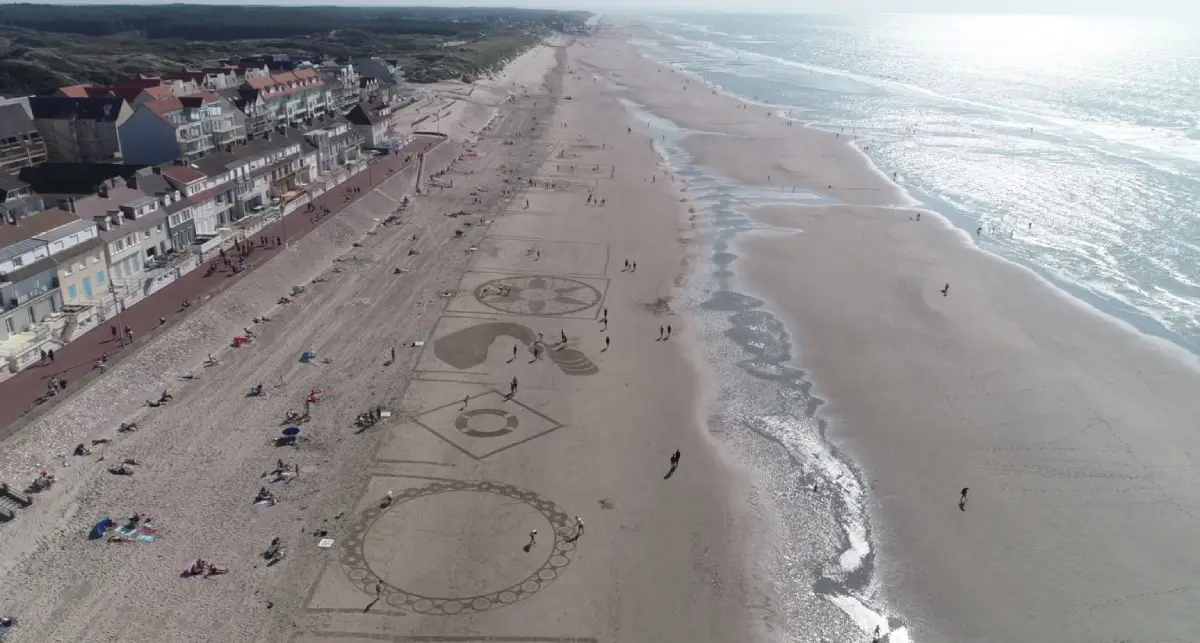 Beach Art Festival à Fort-Mahon, été Côte d'Opale