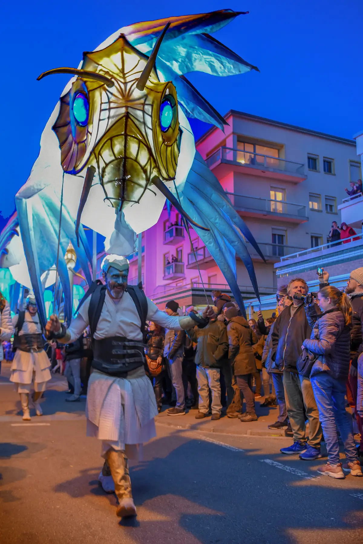 Parade et spectacle pyrotechnique à Berck-sur-Mer