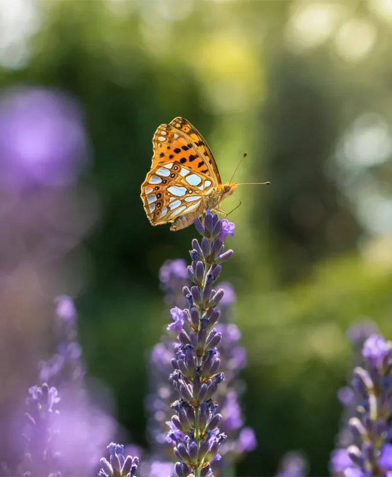 Papillon et fleurs : biodiversité du jardin