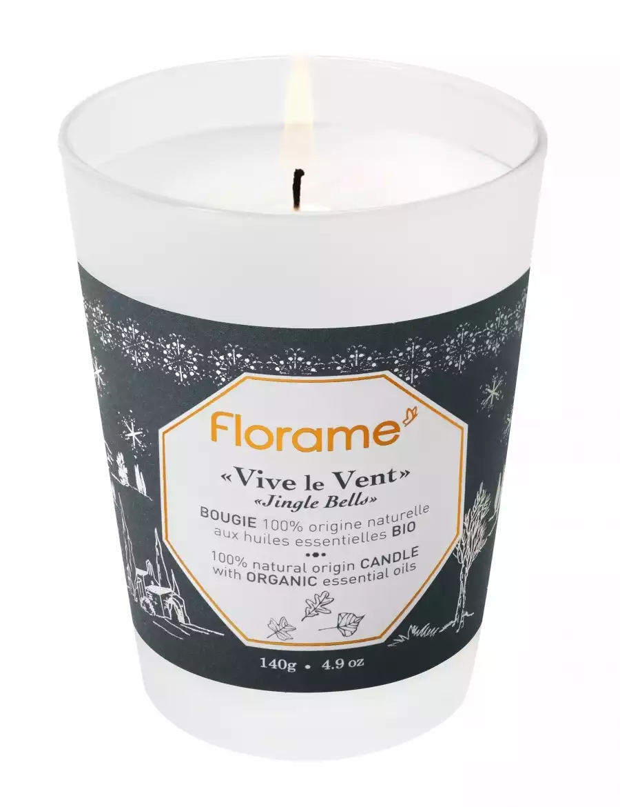 Bougie de noël Vive le vent