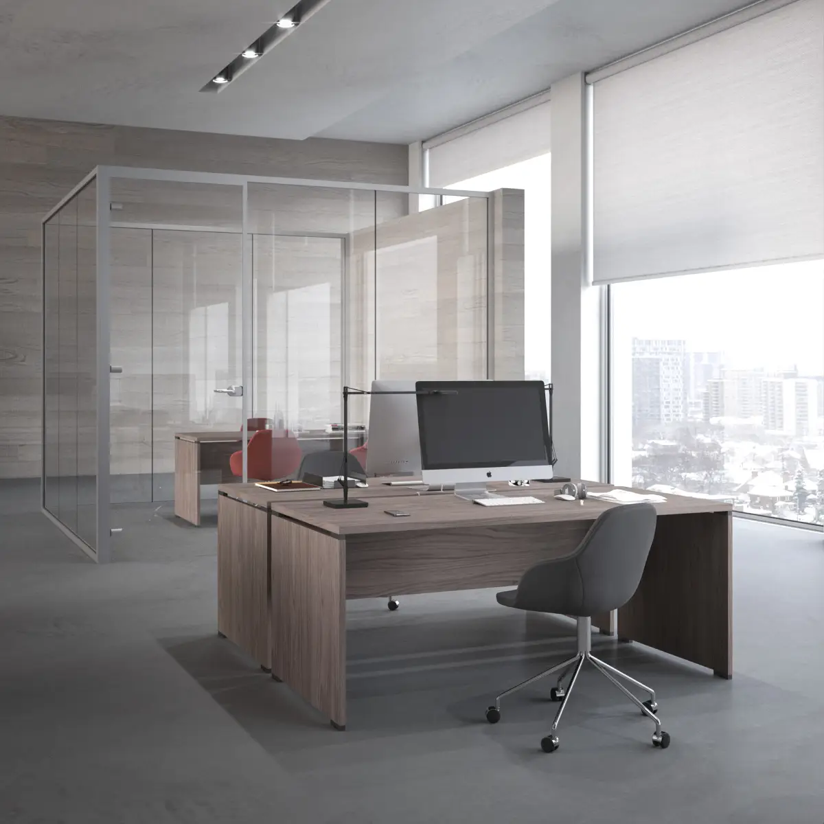 Bureau professionnel en open space