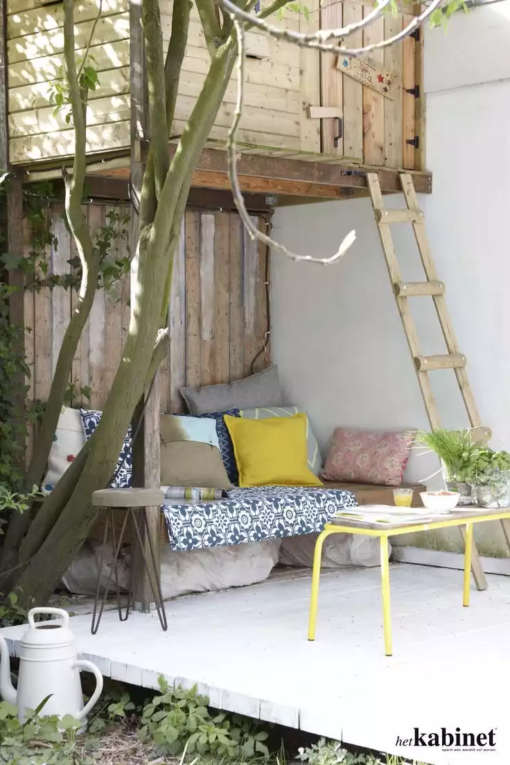 Cabane en bois en hauteur