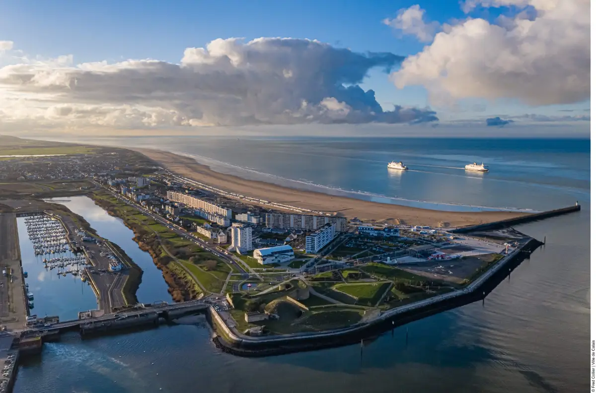 Ambleteuse, station balnéaire fortifiée près de Calais