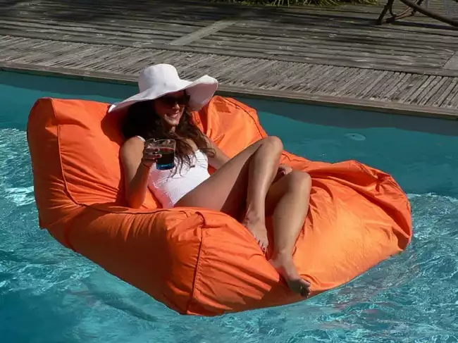 Canapé de piscine SIt In Pool orange