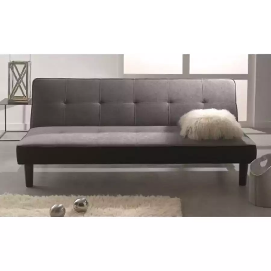 Canapé-lit clic-clac noir