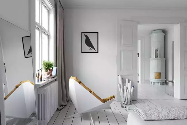 Chaise scandinave design minimaliste