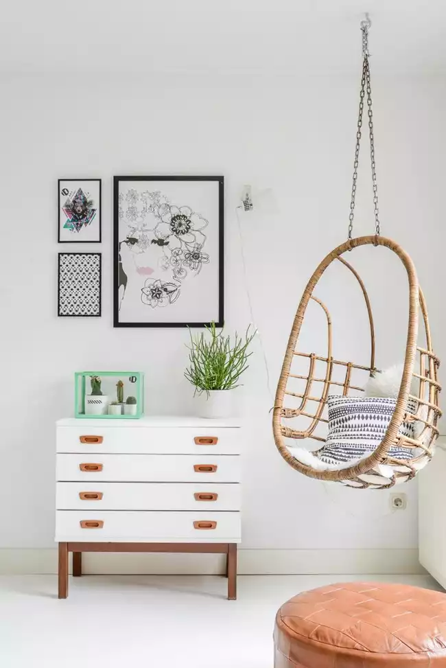 Chaise suspendue cocooning