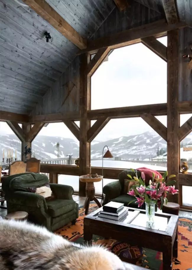 Chalet avec vue sur les montagnes