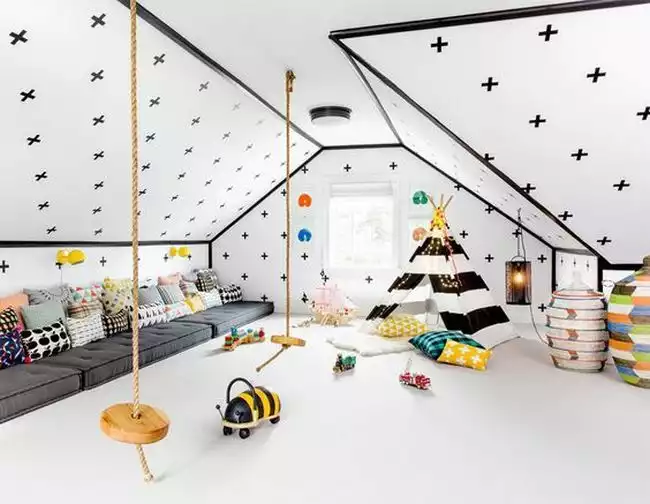 chambre d'enfant graphique