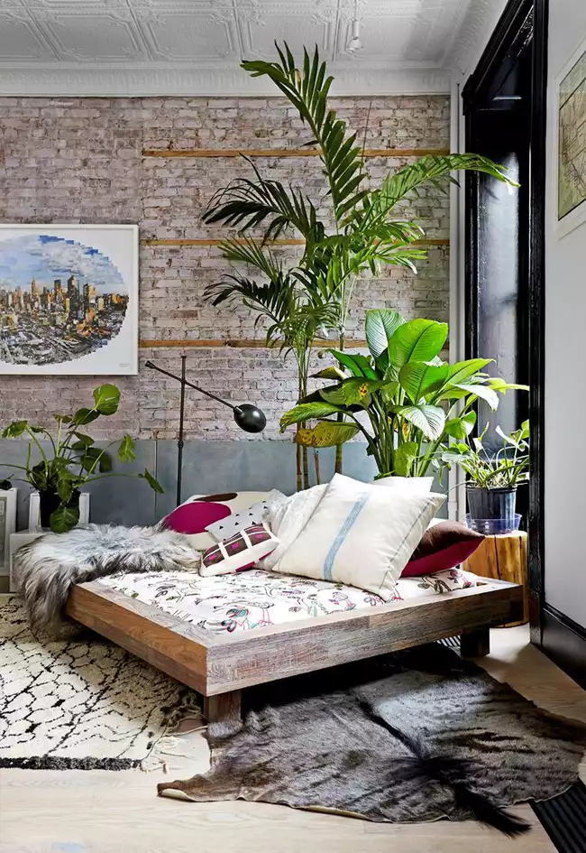 Chambre inspiration coloniale