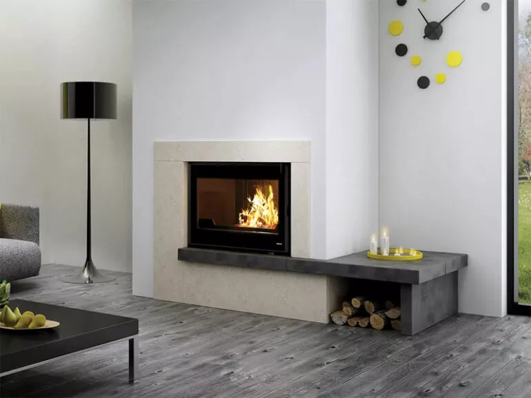 Cheminée contemporaine