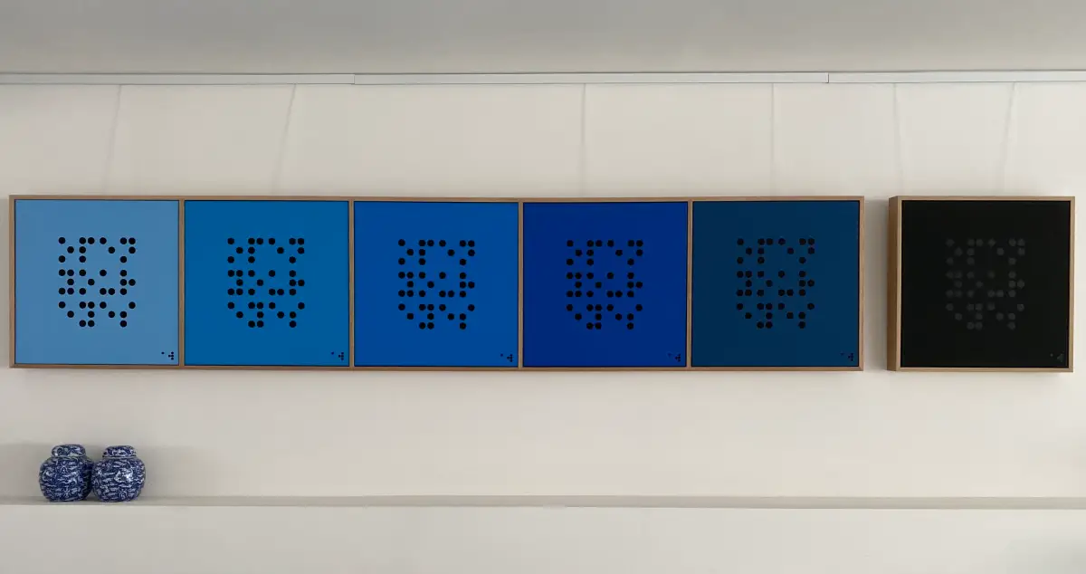 Chroma, série de tableaux langage braille