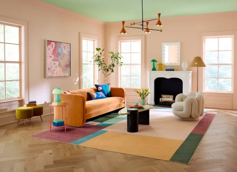 Tapis salon collection Ruggable x Pantone 2.0