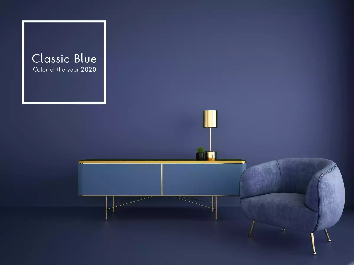 Classic blue tendance déco 2020