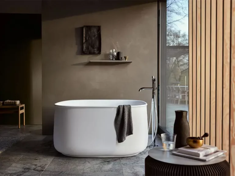 Baignoire îlot blanche