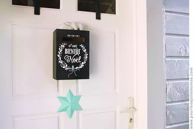 DIY boîte aux lettres Noël