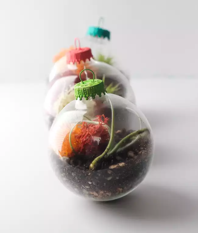 DIY boules de Noël naturelles