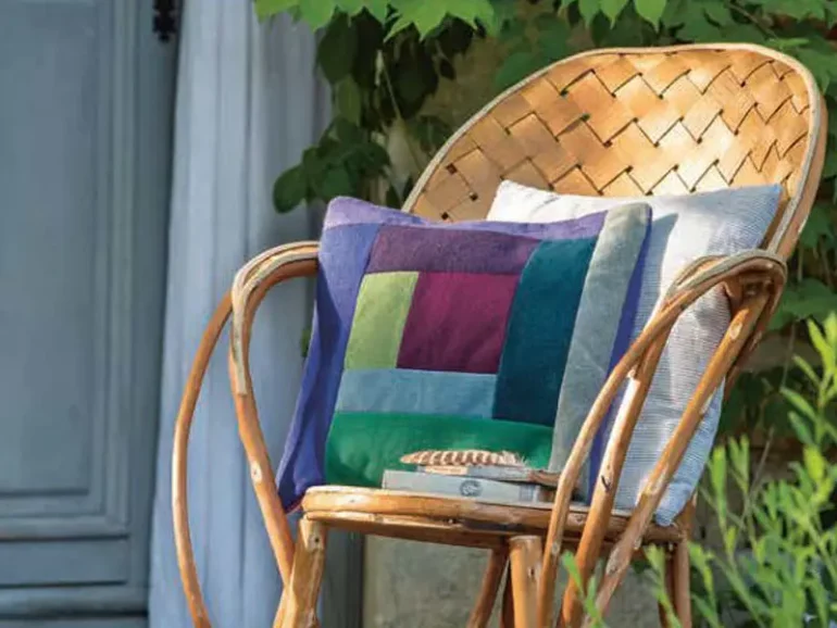 Coussin patchwork