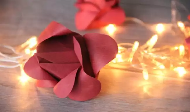 DIY Fleurs en papier origami