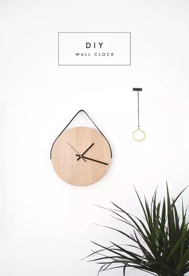 DIY horloge en bois