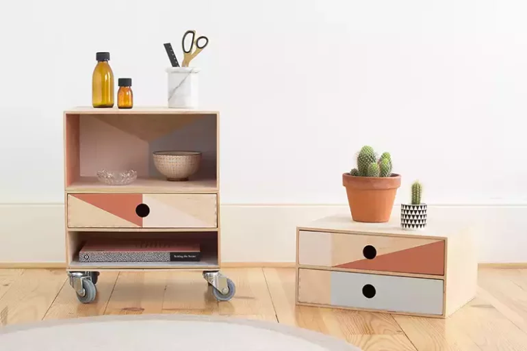 DIY meuble modulable graphique