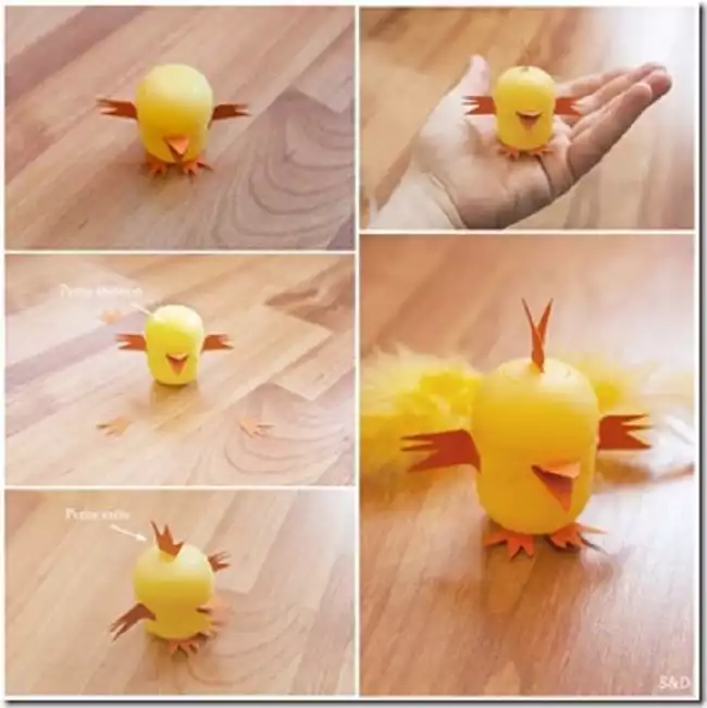 DIY poussin pour Pâques