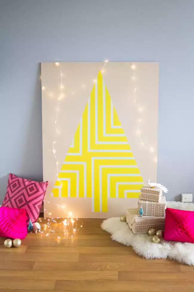 DIY sapin coloré